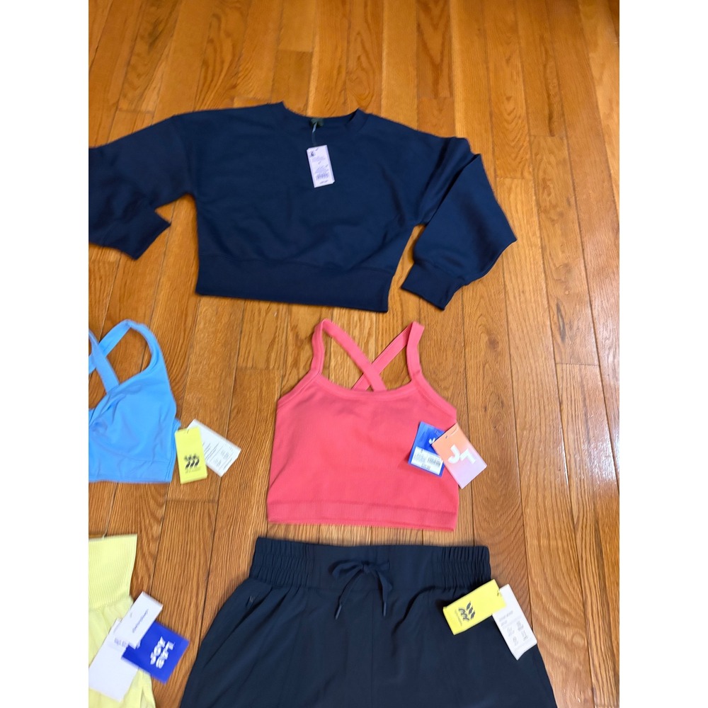 All in Motion JoyLab Women Activewear Bundle 5pc Navy Blue Pink Yellow Small NWT - Picture 5 of 7